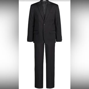 Calvin Klein Boys' 2-Piece Formal Suit Set Black Size 12